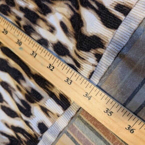 Guess Los Angles Dress with Lace Back Pull - Over Fitted Stretch 3/4 Sleeve - Picture 6 of 8